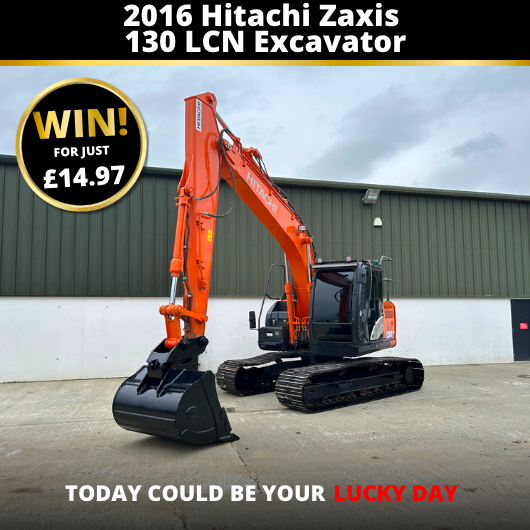 2016 Hitachi Zaxis 130 LCN Excavator - Lucky Day Competitions